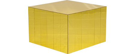 Location Table Mobilier Événementiel Cube Doré