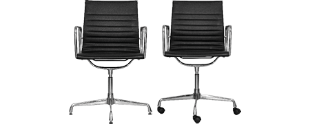 location chaise fauteuil événementiel Chaise de conférence V2 avec accoudoirs et Roulettes