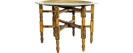 location table maroc Table Traditionnelle en Cuivre V2